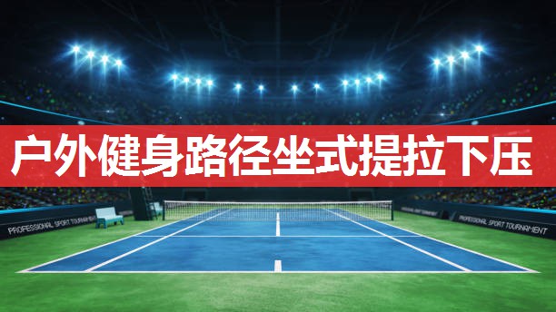 户外健身路径坐式提拉下压