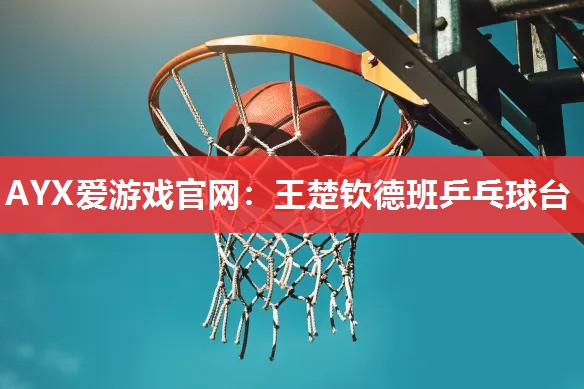 王楚钦德班乒乓球台 王楚钦德班乒乓球台